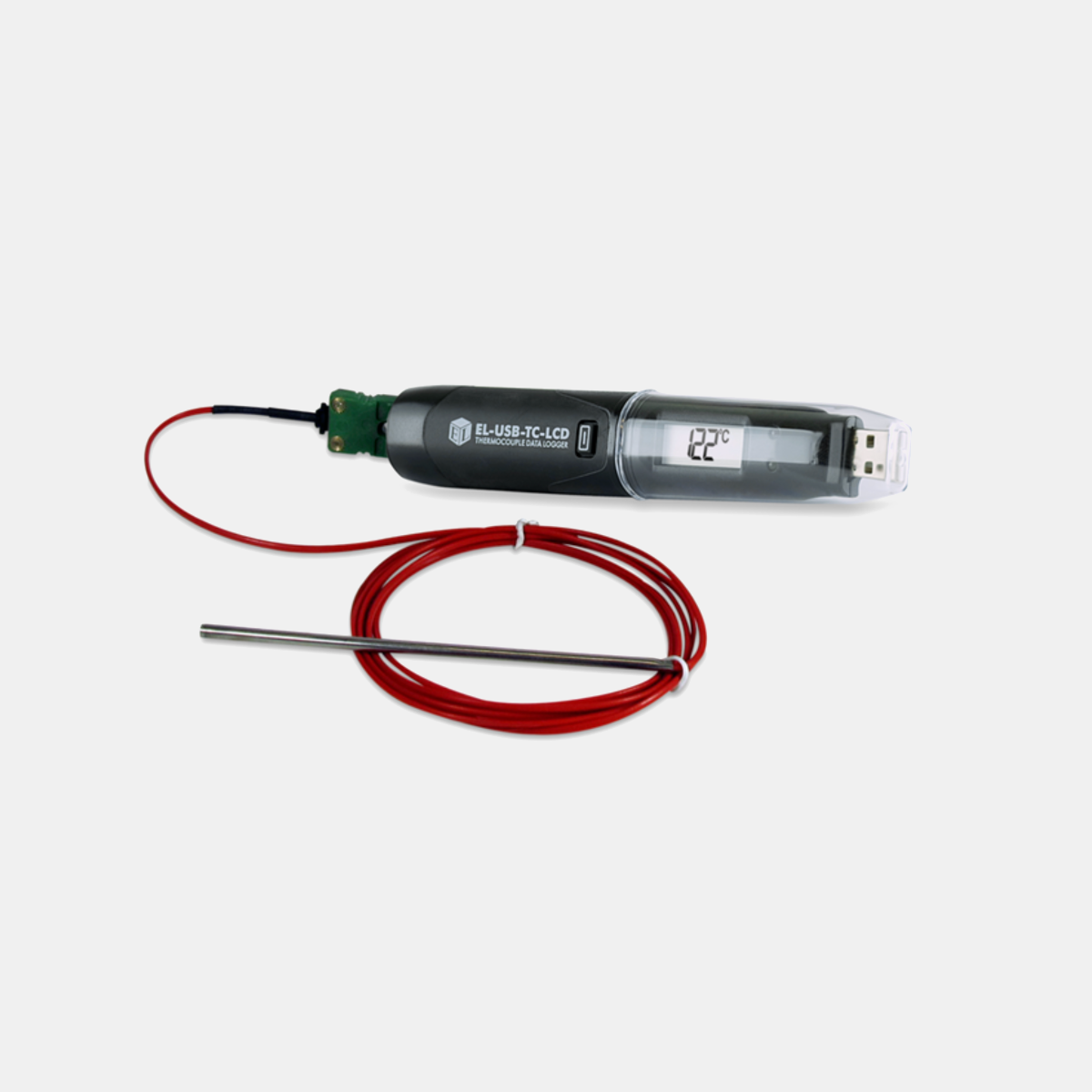 Thermocouple Temperature Data Logger with USB and Display
